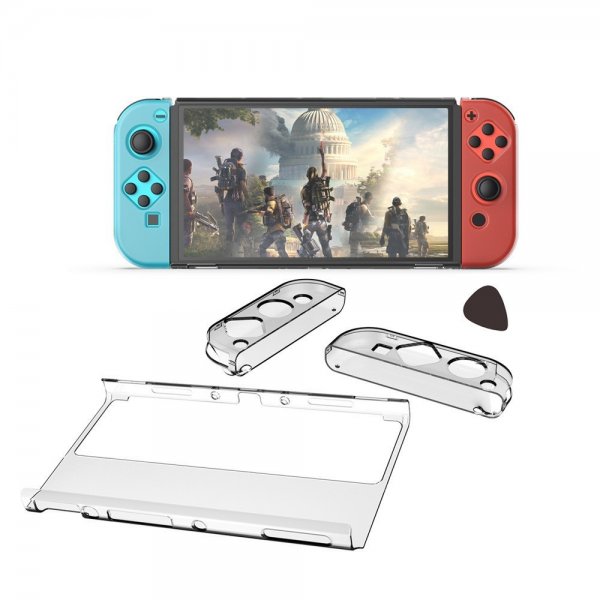 Dobe 3-i-1 gjennomsiktig skall for Nintendo Switch OLED
