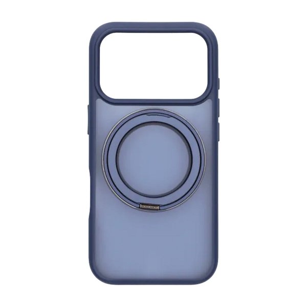 iPhone 17 Pro Deksel Roterbart Stativ Blå