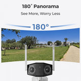 Reolink Duo 2 WiFi (W730) 4K utendørskamera med panoramautsikt