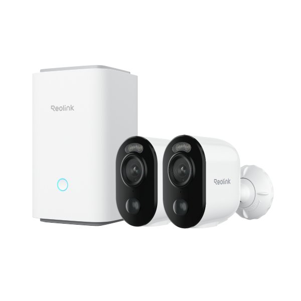 Reolink Home Hub med 2xArgus 3E trådløst overvåkningssystem