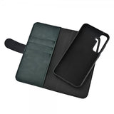 Essentials Samsung Galaxy S23 FE Etui 2-in-1 Vegan Leather Mørkegrønn