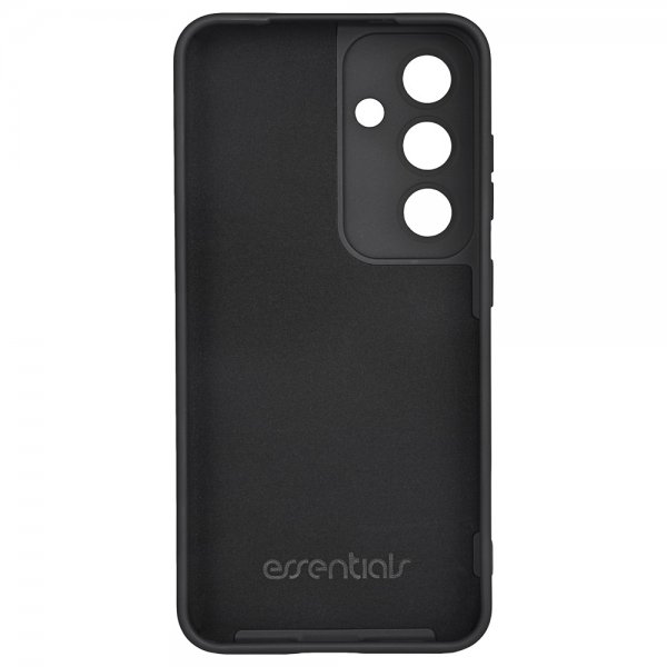 Essentials Samsung Galaxy S24 FE Deksel Silicone Case Svart