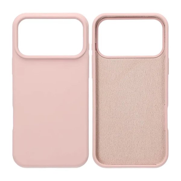 iPhone 17 Pro Max Deksel Liquid Silicone Rosa