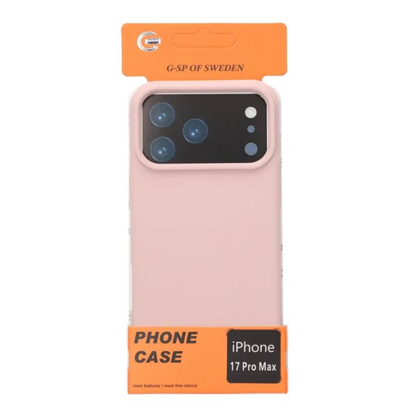 iPhone 17 Pro Max Deksel Liquid Silicone Rosa