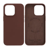 Rvelon iPhone 13 Pro Deksel Silikon MagSafe Brun