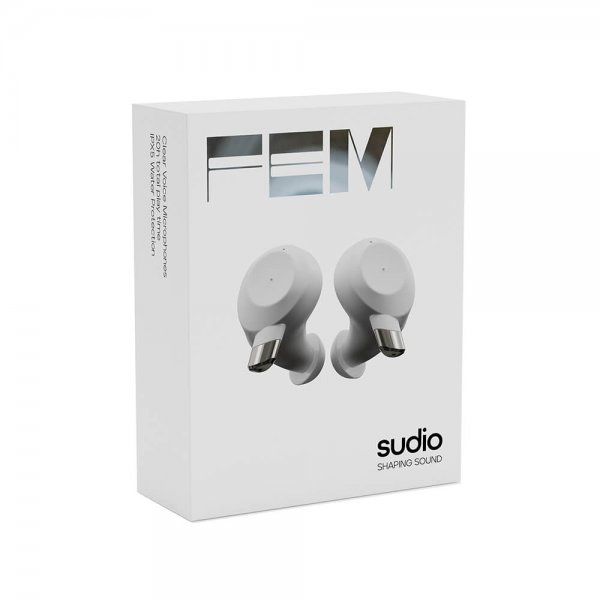 Sudio Hodetelefoner Fem In-Ear TWS Hvit