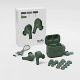 Sudio Hodetelefoner Ett In-Ear TWS ANC Grønn
