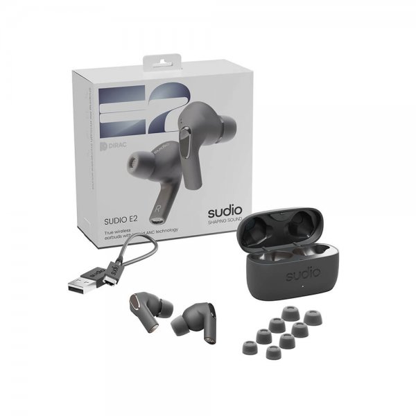 Sudio Hodetelefoner E2 In-Ear TWS ANC Svart