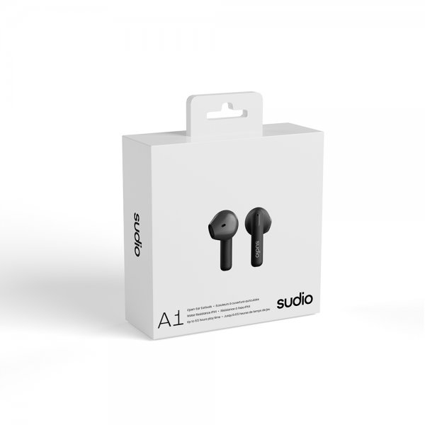 Sudio Hodetelefoner A1 In-Ear TWS Svart
