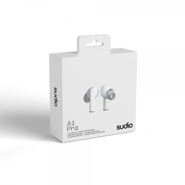 Sudio Hodetelefoner A1 Pro True Wireless ANC Hvit