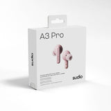 Sudio Trådløse Hodetelefoner A3 Pro ANC Blush Pink