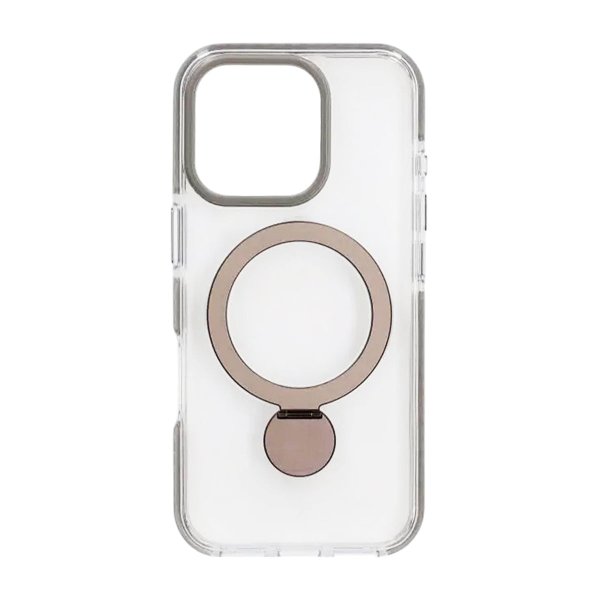 iPhone 16 Pro Max Deksel Ring Stand MagSafe Transparent