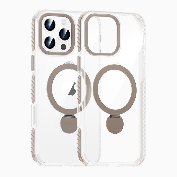 iPhone 16 Pro Deksel Ring Stand MagSafe Transparent