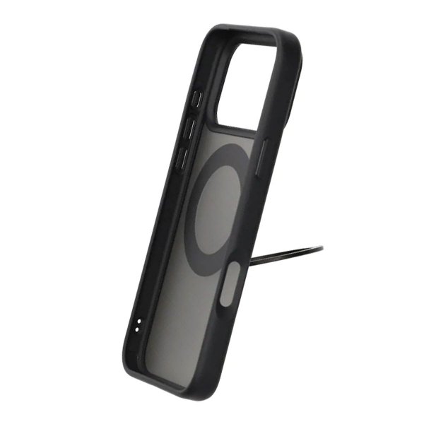 iPhone 17 Pro Max Deksel Roterbart Stativ Svart