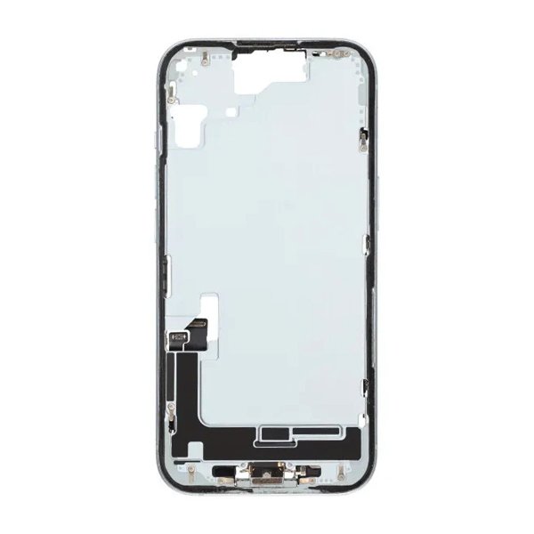 Midtramme med smådeler til iPhone 15 - Blå OEM