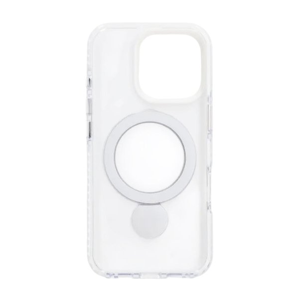 iPhone 16 Pro Deksel Ring Stand MagSafe Transparent