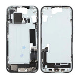 Midtramme med smådeler til iPhone 15 - Blå OEM