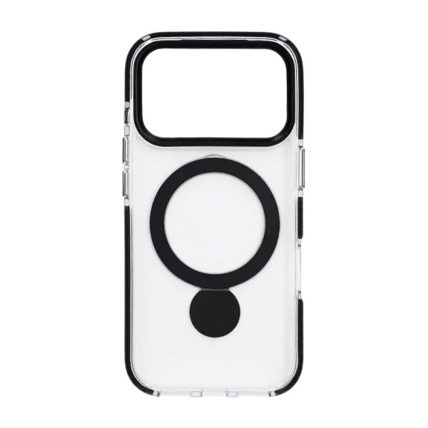 iPhone 17 Pro Deksel Ring Stand MagSafe Svart