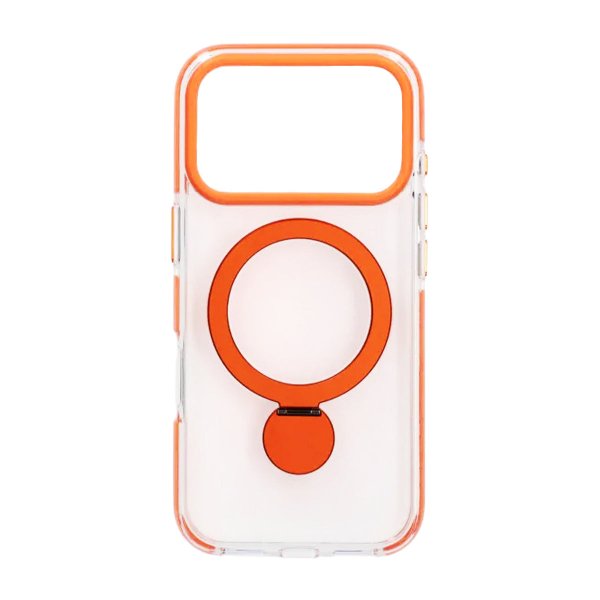 iPhone 17 Pro Deksel Ring Stand MagSafe Transparent