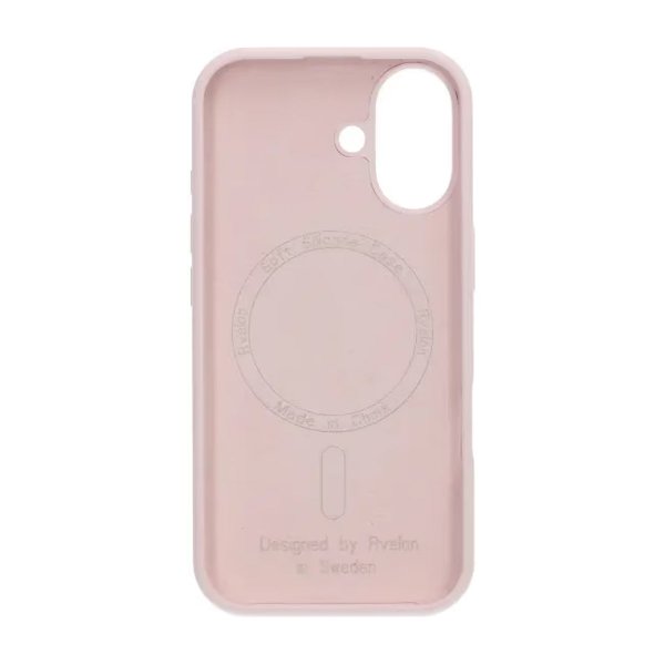 Rvelon iPhone 17 Deksel Silikon MagSafe Rosa