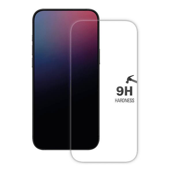 X2O iPhone 17 Pro Max Skjermbeskytter Herdet Beskyttelsesglass 9H