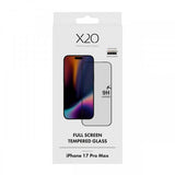 X2O iPhone 17 Pro Max Skjermbeskytter Full Screen