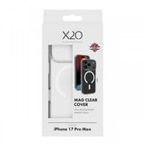 X2O iPhone 17 Pro Max Deksel Mag Clear Transparent