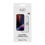X2O iPhone 17 Pro Skjermbeskytter Full Screen