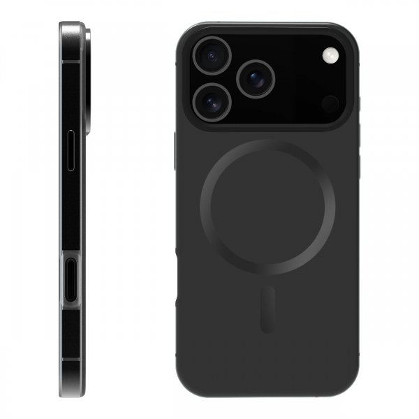 X2O iPhone 17 Pro Deksel Mag Metal Svart