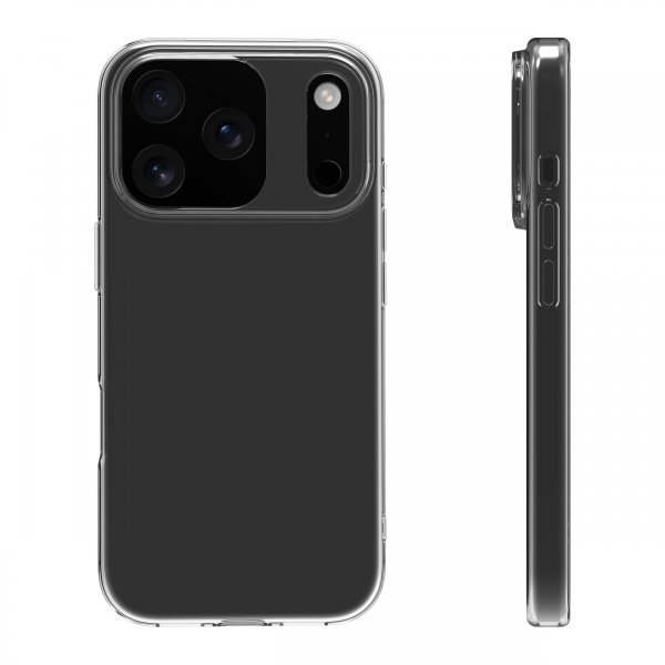 X2O iPhone 17 Pro Deksel Soft Clear Cover Transparent