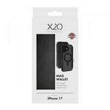 X2O iPhone 17 Etui Mag Wallet Svart