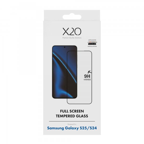 X2O Samsung Galaxy S24/Galaxy S25 Skjermbeskytter Full Screen