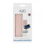 X2O Samsung Galaxy A36/Galaxy A56 Etui Classic Wallet Rosegull