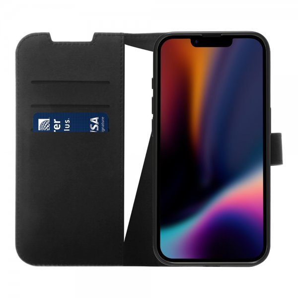 X2O iPhone 16e/17e Etui Classic Wallet Svart