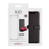 X2O OnePlus 15 Etui Classic Wallet Svart