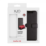 X2O OnePlus 15R Etui Classic Wallet Svart
