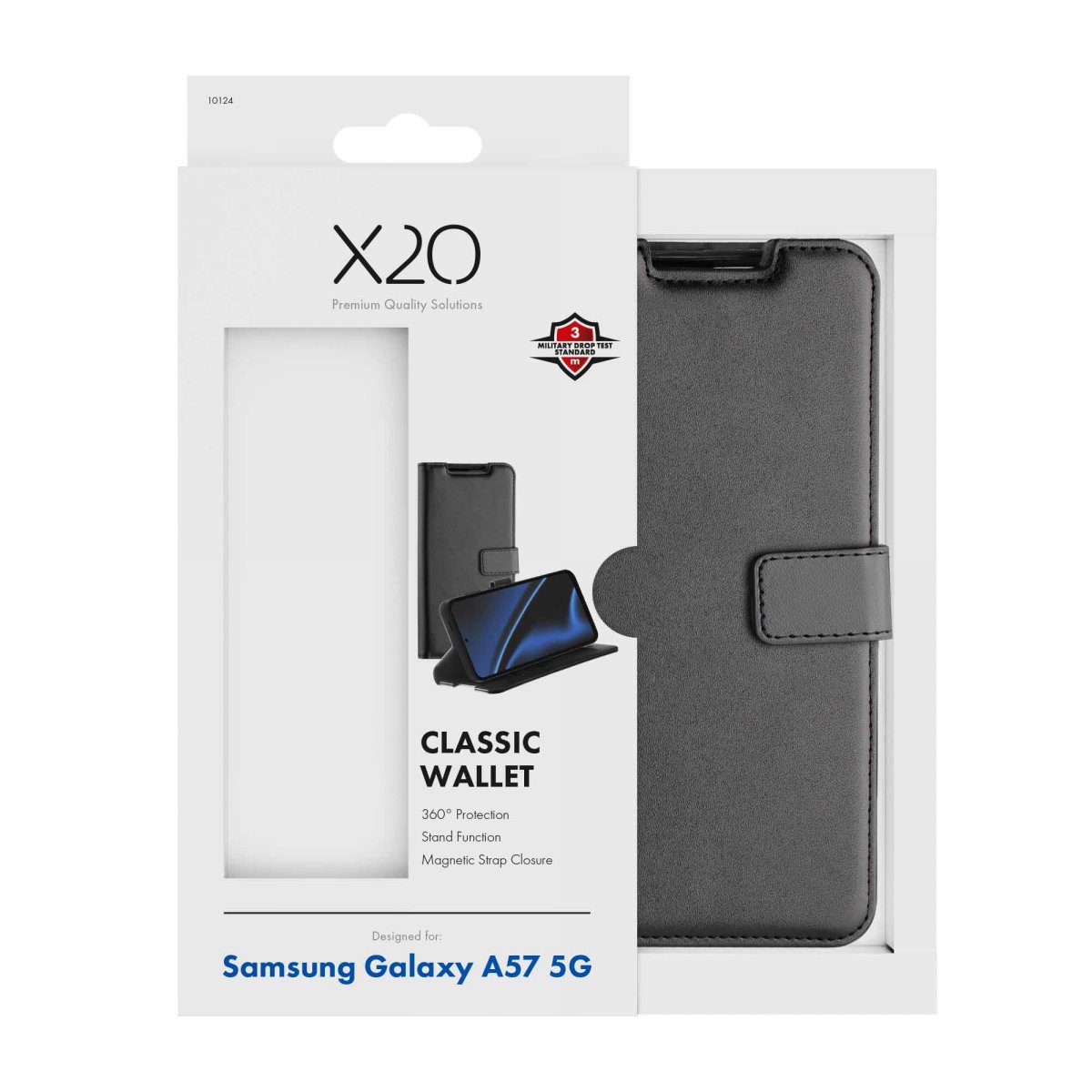 X2O Samsung Galaxy A57 Etui Classic Wallet Svart