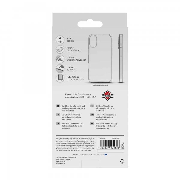 X2O Samsung Galaxy A57 Deksel Soft Clear Cover Transparent