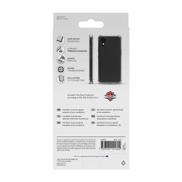 X2O Samsung Galaxy XCover 7 Deksel Anti-Shock Transparent