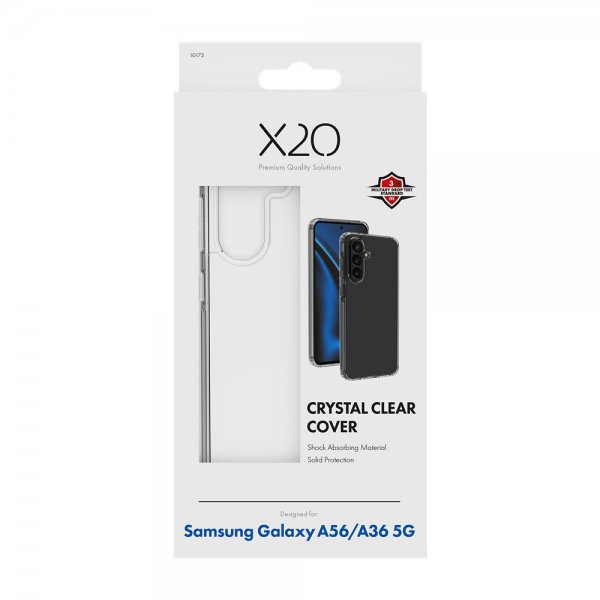 X2O Samsung Galaxy A36/A56 Deksel Crystal Clear Transparent