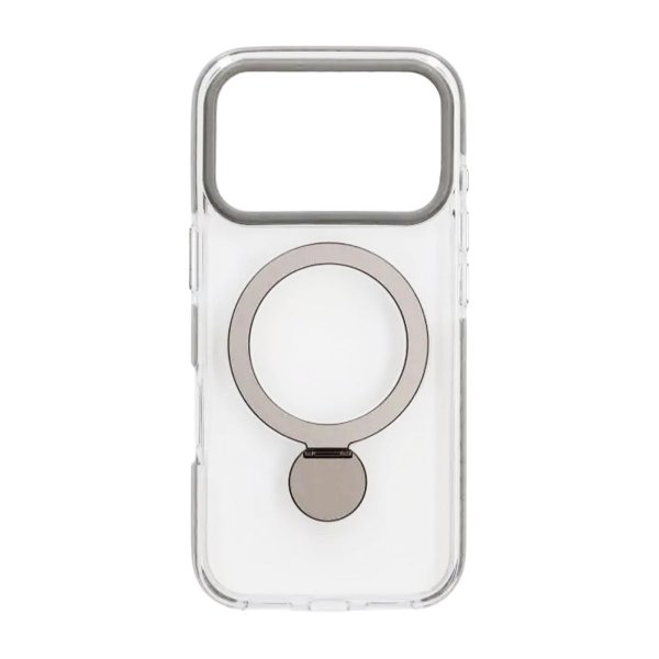 iPhone 17 Pro Deksel Ring Stand MagSafe Grå