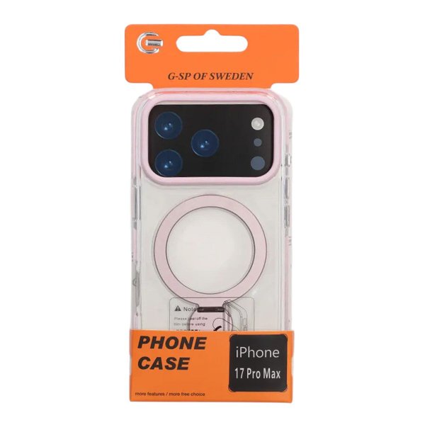 iPhone 17 Pro Max Deksel Ring Stand MagSafe Rosa