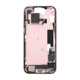 Midtramme med smådeler til iPhone 15 - rosa OEM
