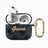 Guess AirPods 3 Deksel 4G Script Grå