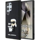 Karl Lagerfeld Samsung Galaxy S24 Ultra 3D Rubber Karl & Choupette Svart