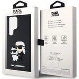 Karl Lagerfeld Samsung Galaxy S24 Ultra 3D Rubber Karl & Choupette Svart