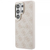 Guess Samsung Galaxy S26 Ultra Deksel 4G Embossed MagSafe Rosa