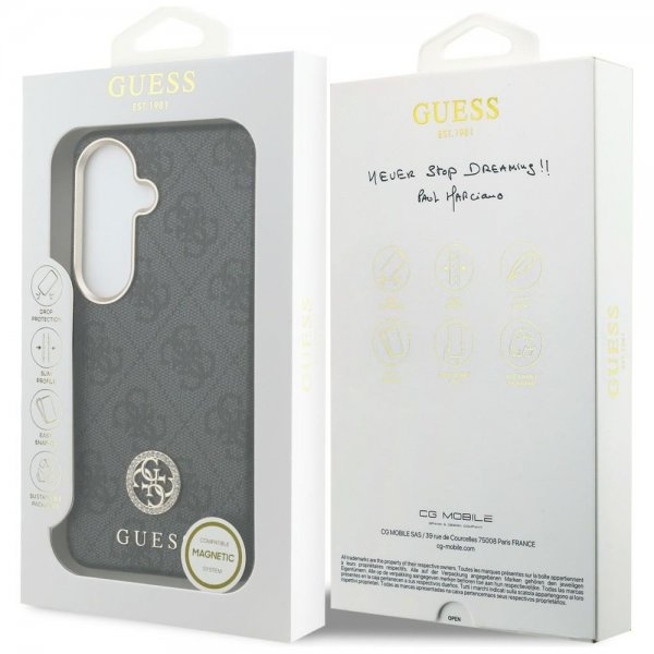 Guess Samsung Galaxy S26 Deksel 4G Round MagSafe Svart