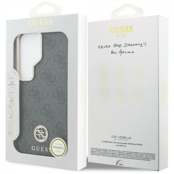 Guess Samsung Galaxy S26 Ultra Deksel 4G Round MagSafe Svart
