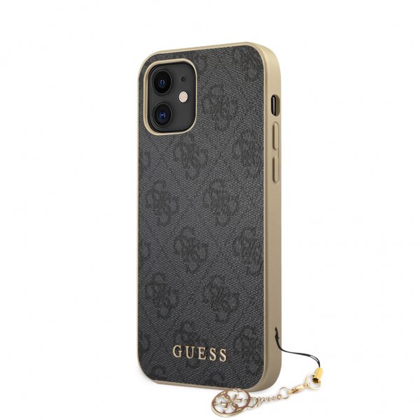 Guess iPhone 12 Mini Deksel 4G Charms Grå